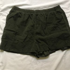 Forest green shorts